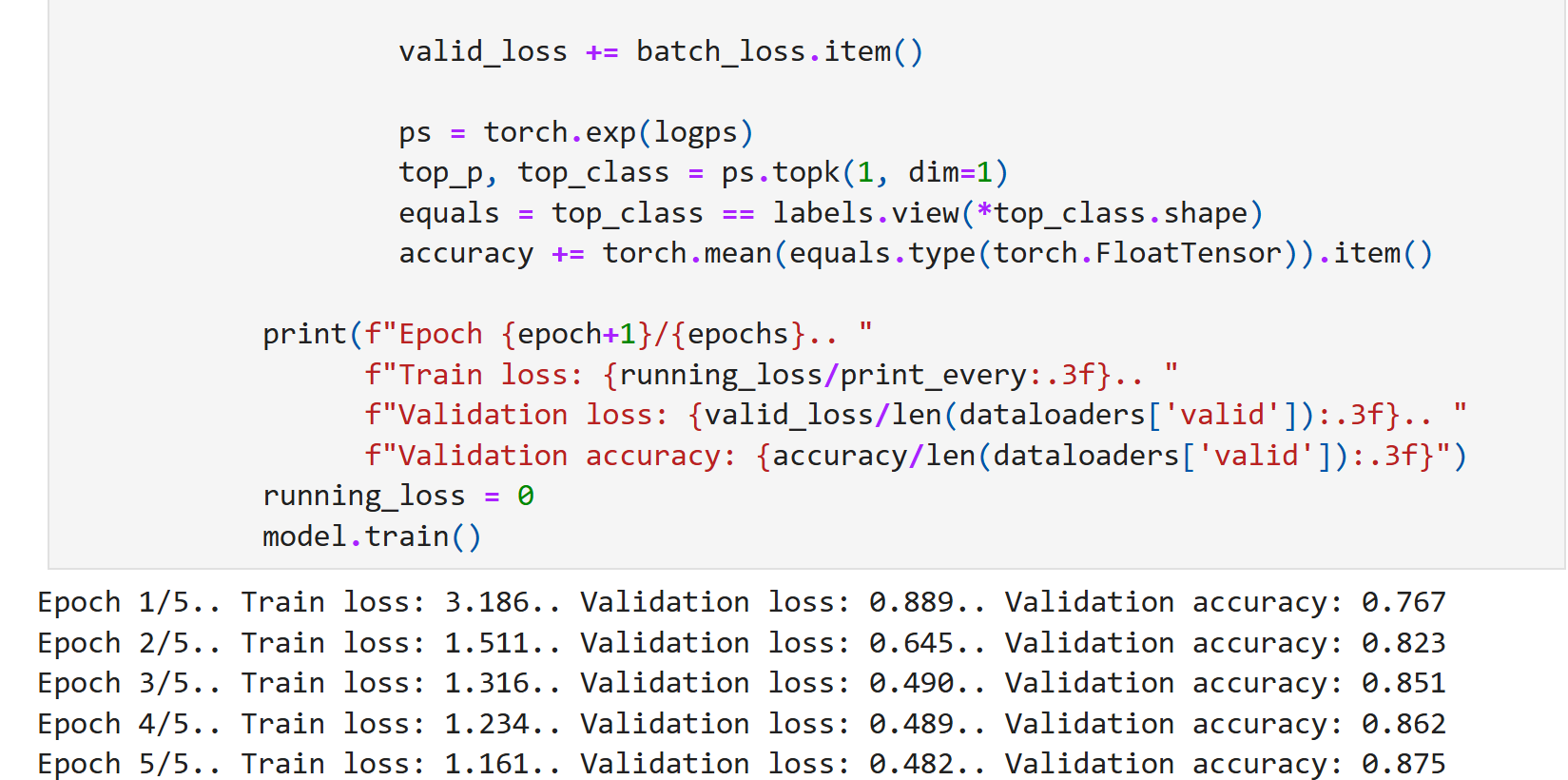 Flower Classification